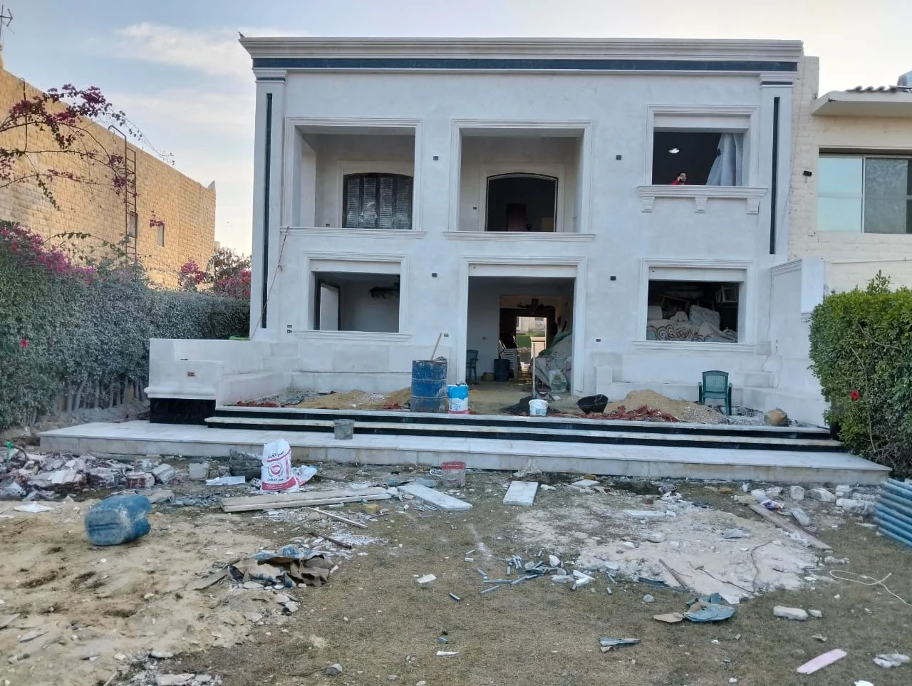 تشطيب واجهات فيلا — صورة المشروع